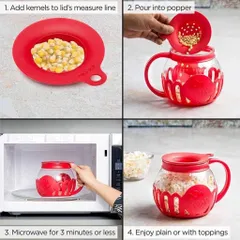 Bình nổ bỏng ngô Generic bằng lò vi sóng