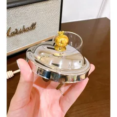 Hũ mật ong thủy tinh 2 lớp Godinger Pomegranate