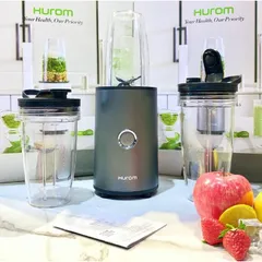 [BẢO HÀNH CHÍNH HÃNG 3 NĂM] MÁY XAY SINH TỐ MINI HUROM