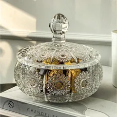 Khay Pha Lê 2 Tầng Và Thố Mài
