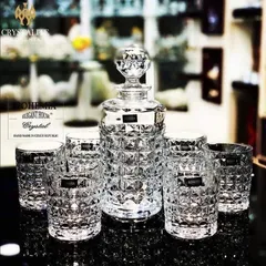 Set Bình Kèm 6 Cốc Bohemia Diamond