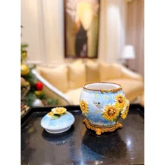 Hộp đựng khăn giấy họa tiết hoa hướng dương Function Art
