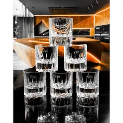 SET 6 CỐC PHA LÊ KING CRYSTAL 206ML