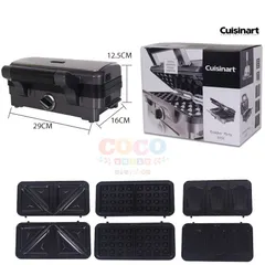 [NHẬP ĐỨC] MÁY KẸP BÁNH MỲ SILVERCREST VÀ CUISINART GR-10E 1000W