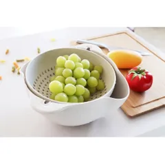 Sét rổ xoay kèm khay hứng nước Rolling Colander