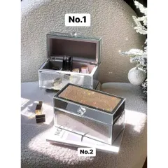 Hộp đựng đồ mỹ phẩm tráng gương 21 ngăn