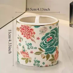 Sét 6 món nhà tắm hoa mùa xuân Malacasa