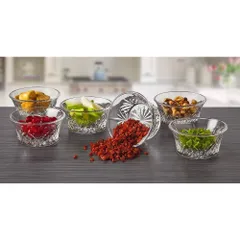 Set bát chấm pha lê 6 món Dublin
