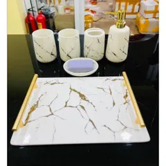 Set nhà tắm vân đá cẩm thạch