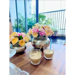 Set 2 bình hoa giả cổ Loberon 789725