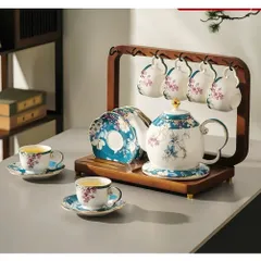 Bộ Ấm Chén Sứ Cao Cấp Tân Cổ Điển