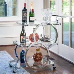 Bar cart 3 tầng Hausfame