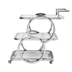 Bar cart 3 tầng Hausfame