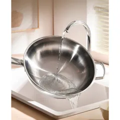 CHẢO SÂU LÒNG WMF WOK 30CM KÈM VUNG KÍNH