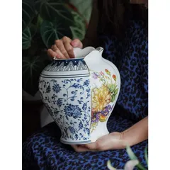 Bình hoa mùa xuân 2 mặt cao cấp