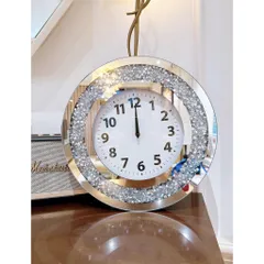 Đồng Hồ Treo Tường Pha Lê Tráng Gương Diamond 40cm