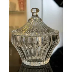 Set khay kèm 2 thố pha lê CROWN JEWEL GLASS WARE