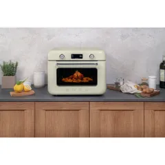 [MADE IN EU] LÒ NƯỚNG KÈM HẤP SMEG COF01CREU 30L