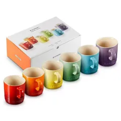 SET 6 CỐC LE CREUSET CẦU VỒNG 350ml