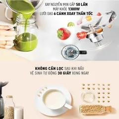 MÁY LÀM SỮA HẠT ĐA NĂNG TEFAL BL985A31 1300W ,BẢO HÀNH 24 THÁNG