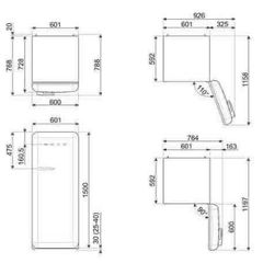 TỦ LẠNH SMEG FAB28RRD5 (MADE IN ITALY)