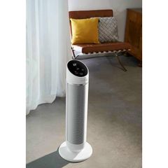 Quạt Tháp Rowenta 3in1 HQ8120 2 Chiều Nóng Lạnh Kèm Lọc Không Khí (Hàng Đức)