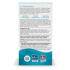 Ultimate Omega Nordic Naturals - Giải pháp toàn diện cho bộ não, tim mạch và miễn dịch, sản xuất Mỹ