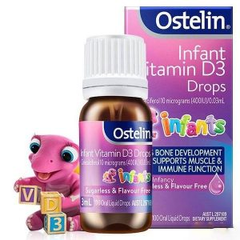 Ostelin Infant Vitamin D3 Drops cho trẻ em sơ sinh 2.4ml của Úc