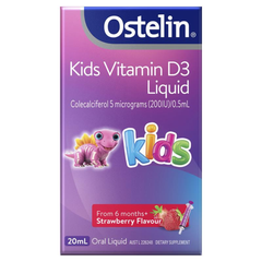 Vitamin D3 Ostelin dạng nước 20ml Liquid cho trẻ từ 6 tháng của Úc