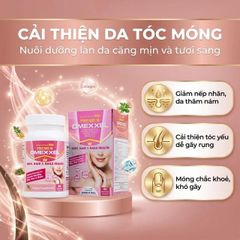 Viên uống bổ sung collagen, giúp làm đẹp da, tóc, móng chắc khỏe Premium Omexxel Skin Hair & Nails Health (60 viên)