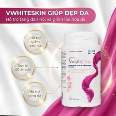 Viên uống giúp đẹp da, giảm sạm da, tăng đàn hồi và độ ẩm cho da VwhiteSkin Ocavill (30 viên)