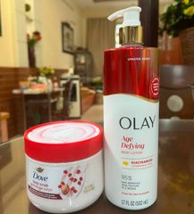 Dưỡng Thể Body Olay 502ml - Sản phẩm Dưỡng Ẩm Cho Da Mịn Màng, Phù Hợp Với Mọi Loại Da