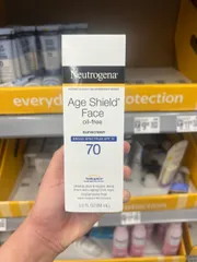 Neutrogena Age Shield Protection oil-free sunscreen Broad Spectrum SPF 70 88ml