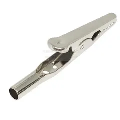 10 cái kẹp cá sấu 10A kẹp đơn 027 đầu nối lớn giắc cắm 4mm