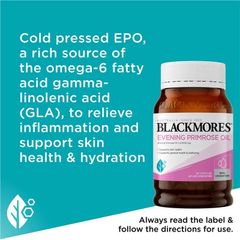 Viên Uống Hoa Anh Thảo Úc Blackmores Evening Primrose Oil - Hỗ trợ cải thiện các vấn đề về tiết tố và làm đẹp da 190 viên