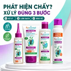 Tinh Chất Diệt Chấy Trứng Chấy Puressentiel 2 trong 1 100ML - Hiệu quả Loại bỏ Chấy và Trứng Chấy, cho Cả Gia Đình