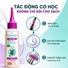 Tinh Chất Diệt Chấy Trứng Chấy Puressentiel 2 trong 1 100ML - Hiệu quả Loại bỏ Chấy và Trứng Chấy, cho Cả Gia Đình