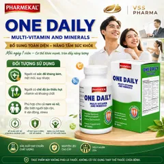 MULTIVITAMIN ONE DAILY HỘP 60 VIÊN - BỔ SUNG VITAMIN, KHOÁNG CHẤT
