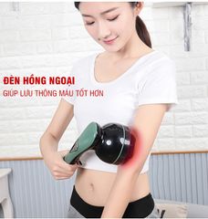 Máy Massage Cầm Tay Puli PL-661DC4 - 8 Đầu, Massage Hồng Ngoại Giảm Cân, Giải Pháp Vòng Eo Thon Gọn Tại Nhà