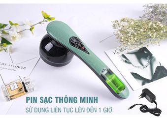 Máy Massage Cầm Tay Puli PL-661DC4 - 8 Đầu, Massage Hồng Ngoại Giảm Cân, Giải Pháp Vòng Eo Thon Gọn Tại Nhà