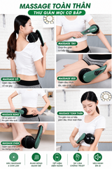 Máy Massage Cầm Tay Puli PL-661DC4 - 8 Đầu, Massage Hồng Ngoại Giảm Cân, Giải Pháp Vòng Eo Thon Gọn Tại Nhà