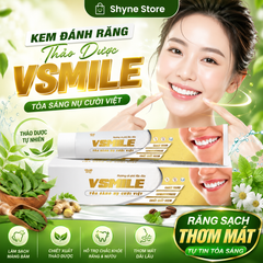 Kem Đánh Răng Vsmile 150g - Hương Vị Cà Phê Thơm Mát, Bảo Vệ Răng Miệng, Sạch Mảng Bám, Hơi Thở Tươi Mát Suốt 24 Giờ