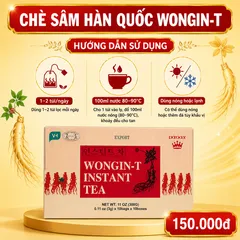Trà Nhân Sâm Hàn Quốc 30g - Hỗ Trợ Giấc Ngủ Sâu, Tăng Cường Sức Đề Kháng, Sản Phẩm Chất Lượng Từ Hàn Quốc