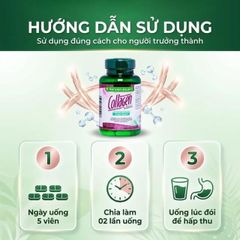 Viên uống giúp đẹp da, móng, tóc chắc khỏe, hỗ trợ chống oxy hoá Hydro-lyzed Collagen With Vitamin C Nature's Bounty (90 viên)