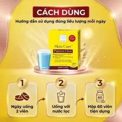 Viên uống giúp làm đẹp da, chống oxi hóa và giảm lão hóa da Skin Care Pigment Clear New Nordic (2 vỉ x 30 viên)