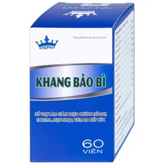 Viên uống hỗ trợ giảm mụn nhọt, da khô, nứt nẻ, lở ngứa của bệnhh vảy nến Khang Bảo Bì Kingphar (60 viên)