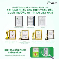 Viên uống hỗ trợ chống oxy hoá, hỗ trợ sức khoẻ da, tăng cường sức đề kháng Vitatree High Strength Astaxanthin (Hộp 60 viên)