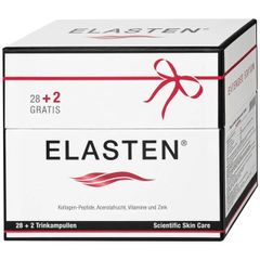 Nước uống bổ sung Collagen-Peptide, giúp giảm lão hóa da, tăng độ đàn hồi và giữ ẩm cho da, giúp da sáng mịn Elasten (28+2 ống x 25ml)