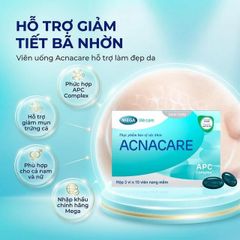 Viên hỗ trợ làm đẹp da Acnacare Mega (3 vỉ x 10 viên)