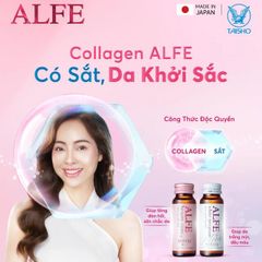 Nước uống bổ sung collagen Alfe Beauty Conc Taisho (10 chai x 50ml)